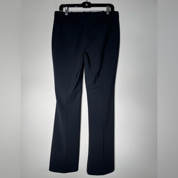 BOSS Hugo Boss Flare Pants Tulea3 Black Stretch Wool Trousers Sz 6 TALL 34”city - Picture 16 of 16